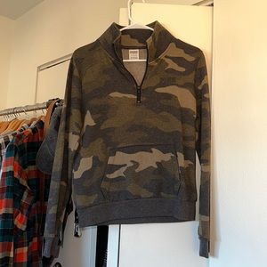 PINK Victoria’s Secret Quarter Zip Sweatshirt